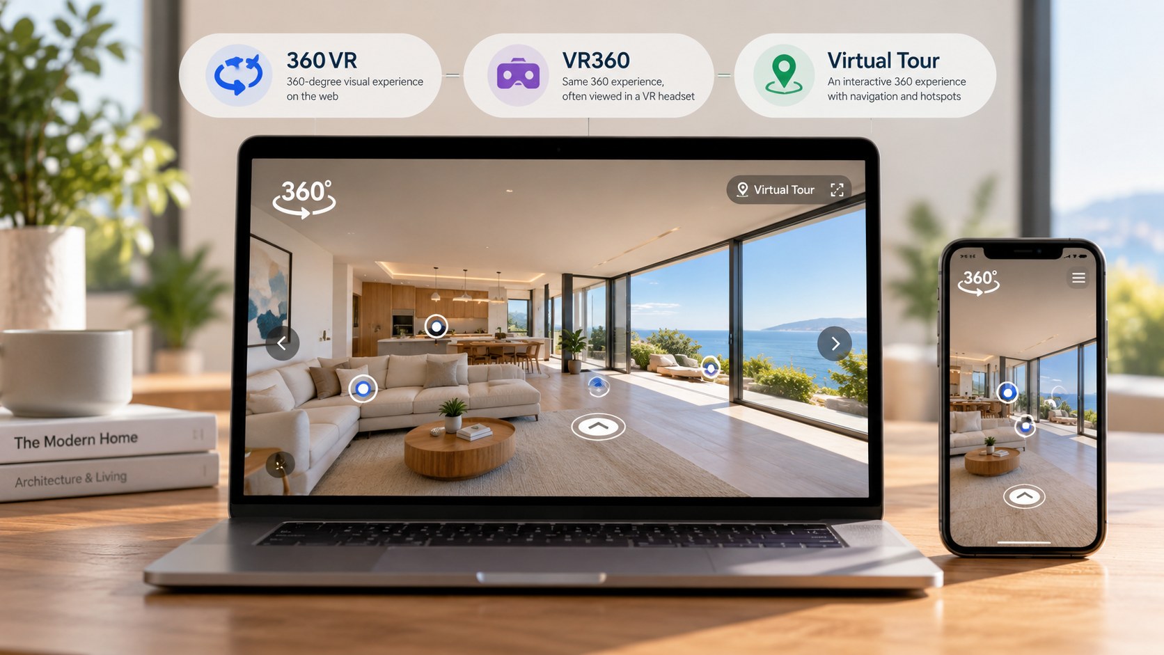 VR Tour là gì - Trải nghiệm Virtual Tour 360 trực quan trên website và thiết bị thông minh
