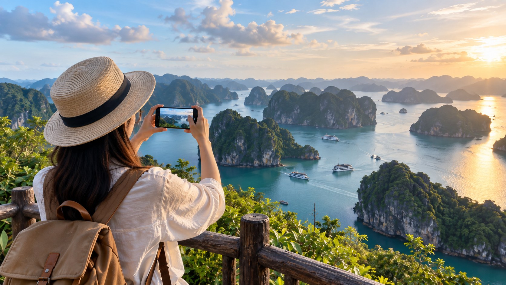 VR Tour du lịch cảnh quan sinh thái kết hợp hình ảnh flycam toàn cảnh và thuyết minh số