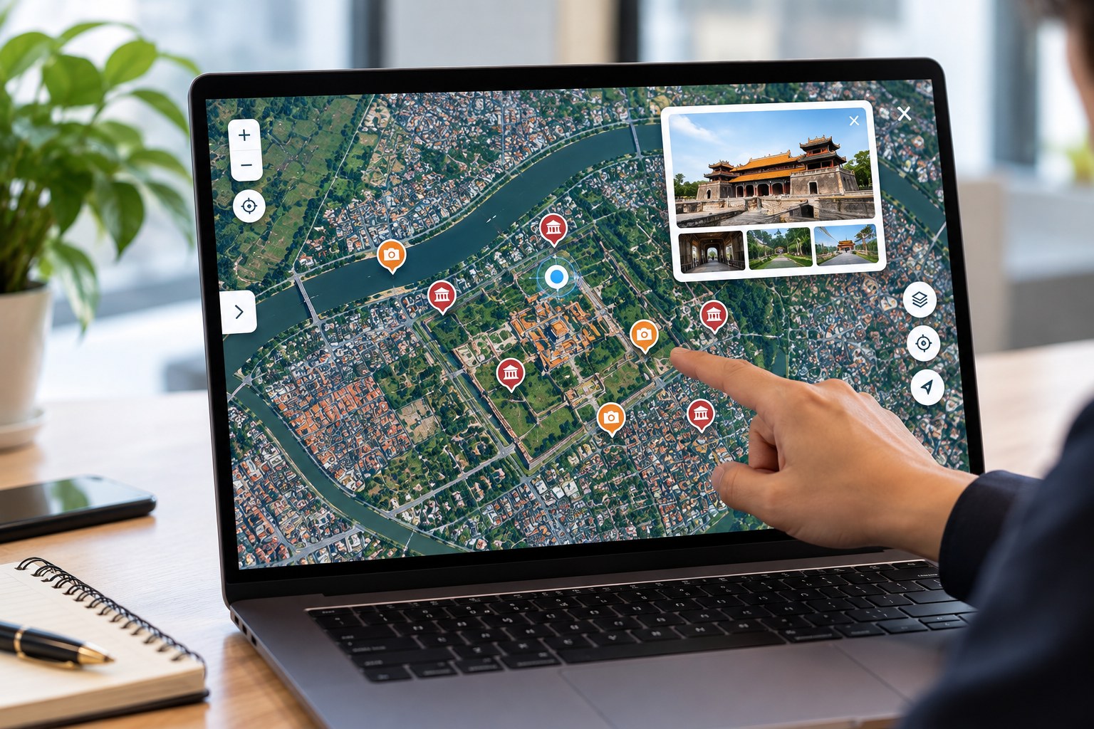 Flycam 360 độ bao quát toàn cảnh dự án bất động sản và tiện ích giao thông kết nối