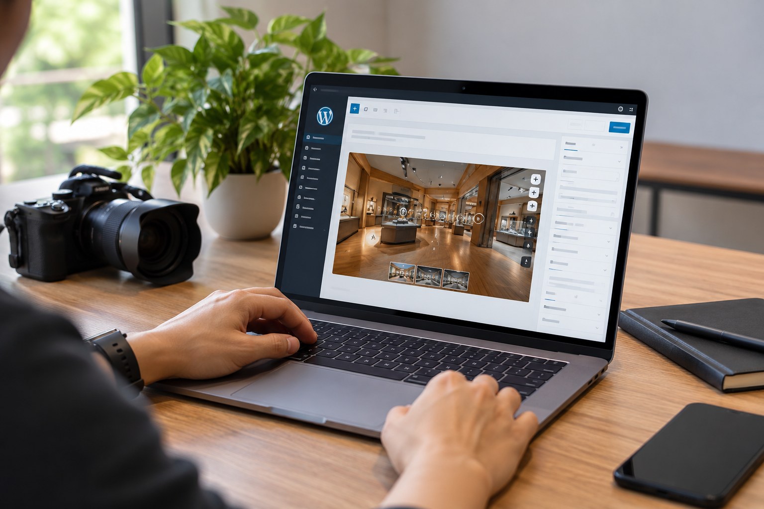 Đội ngũ kinh doanh B2B sử dụng Virtual Tour giới thiệu dự án và cơ sở vật chất từ xa