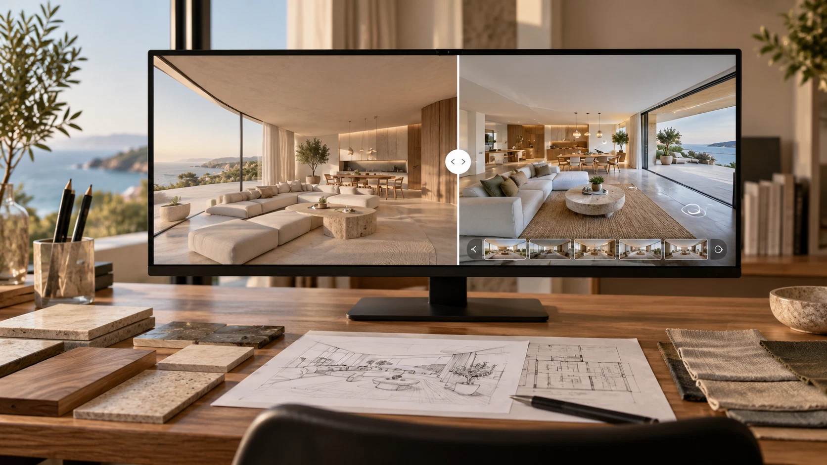 Không gian kiến trúc dựng bằng phần mềm đồ họa 3ds Max Blender phục vụ dự án chưa xây dựng