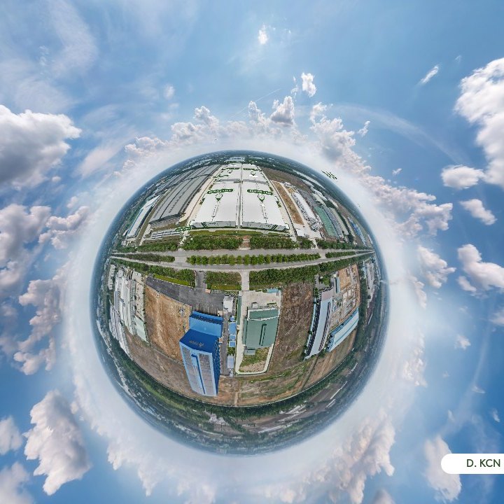 Little planet 360°: Nhà xưởng KCN Phú An Thạnh
