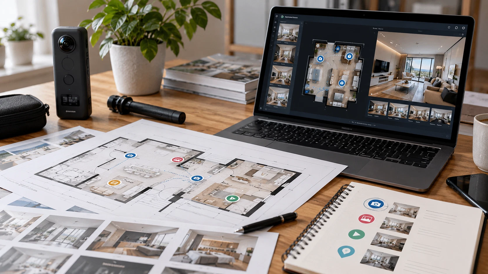 Bản vẽ CAD sơ đồ mặt bằng kiến trúc dùng để định vị điểm chụp và dựng bản đồ tương tác mini map