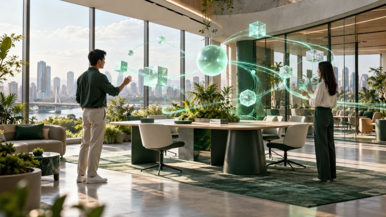 AI Agent trong không gian 3D và tương lai metaverse doanh nghiệp