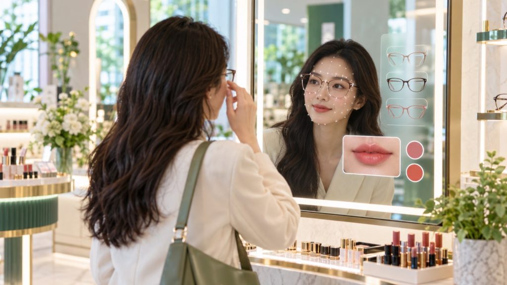 Thử trang điểm ảo bằng AR và AI: Thử son, thử kính cho mỹ phẩm và phụ kiện