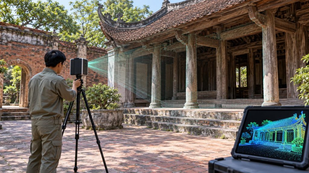 LiDAR và máy quét 3D: Số hóa không gian bằng điện thoại và thiết bị chuyên dụng